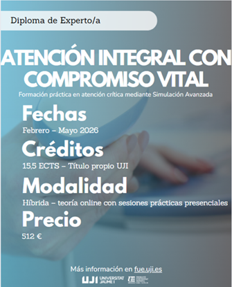 Cursos Diploma de Experto en Atención Integral al Paciente con Compromiso Vital mediante Simulación Avanzada