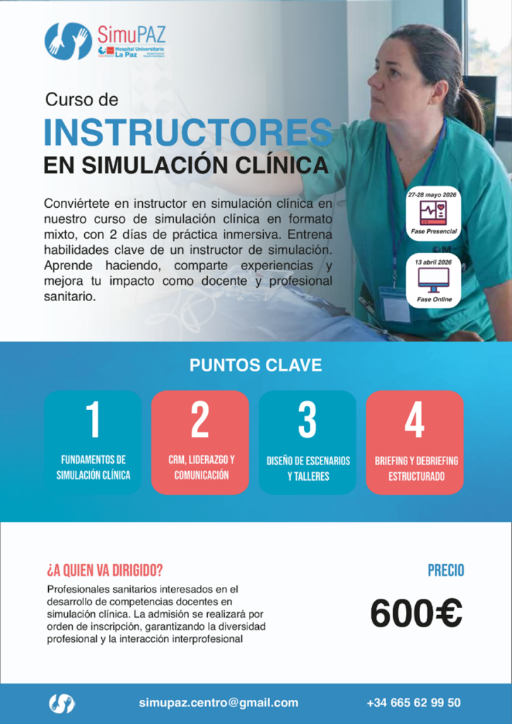 Curso de Instructores en Simulación Clínica-SIMUPAZ